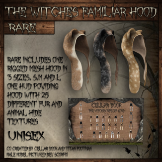 witches familiar  hood rare add