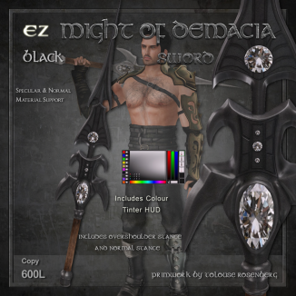 EZ Might of Demacia Sword Black1