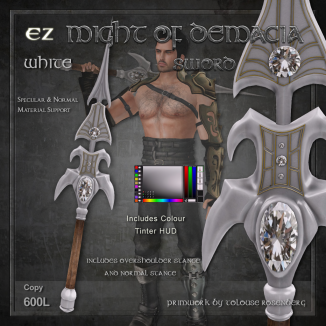 EZ Might of Demacia Sword White1
